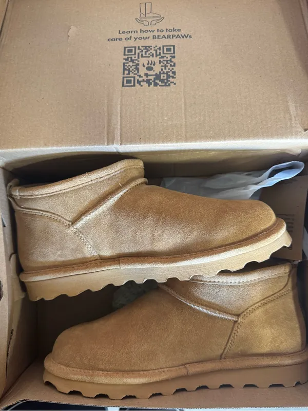 Bearpaw Women’s Super Shorty Wide Iced Coffee Size 8 New 360 Wide BearCoat - Image 4