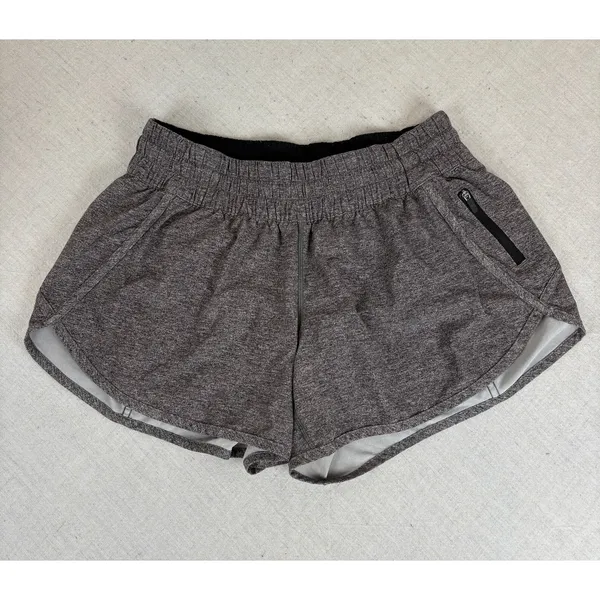 Lululemon Athletica Tracker Shorts V *4" Heather Lux Multi Black Size 10 - Image 2