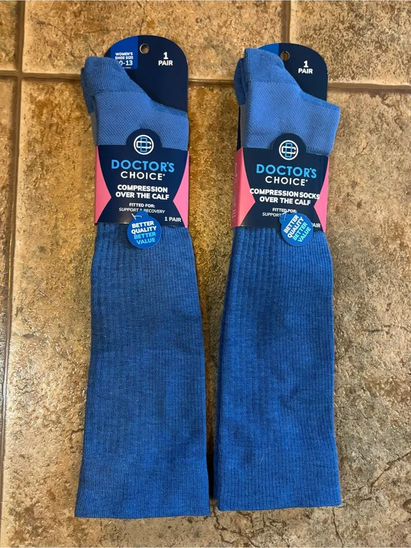 NWT *Bundle of 2 pairs* Doctor's Choice Women's Compression Socks sz 10-13 - Image 2