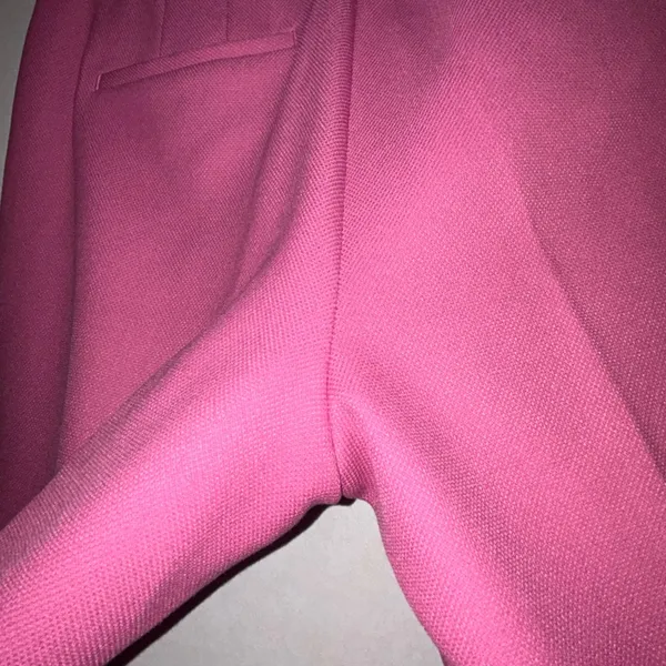 White House Black Market Vibrant Pink Straight Leg Pants size 8 - Image 6