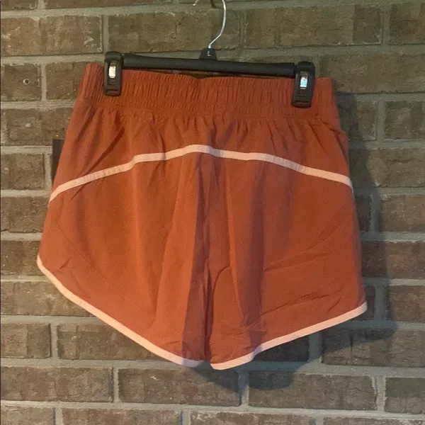 Stylish Women's Athletic Shorts in Rust by Nike - Image 2