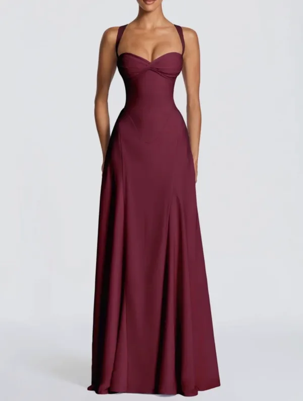 BABYBOO Irie Maxi Dress Cherry - Image 2