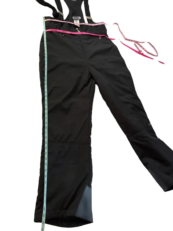 Fera International Women’s Black Insulated Ski Bib Snow Pants - Image 5