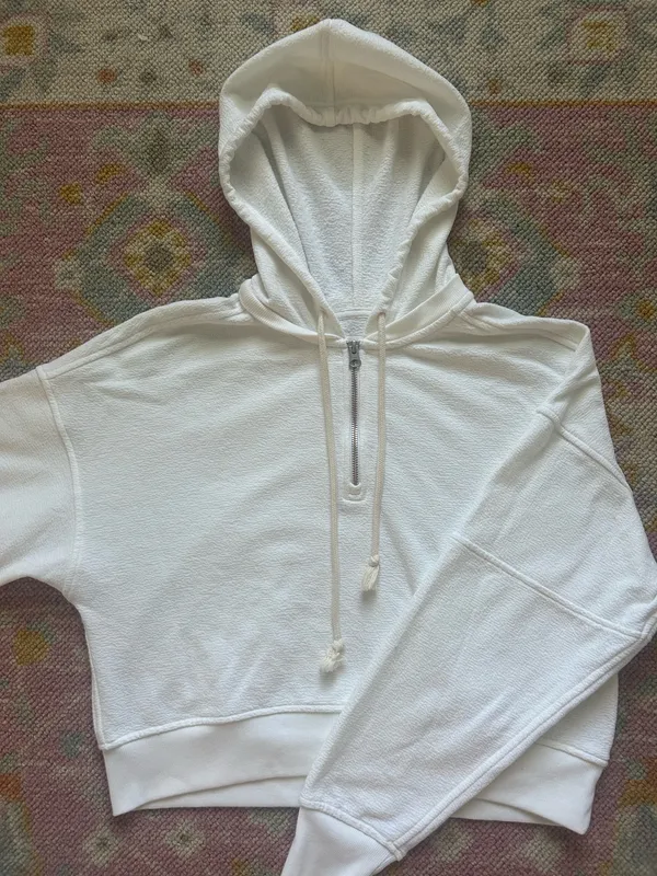 Aerie Quarter-Zip Pullover Hoodie - Image 3