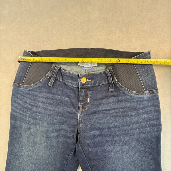 Isabel Maternity Ingrid & Isabel Dark Wash Bermuda Denim Shorts Size 4/27 - Image 6