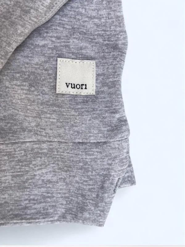 Vuori Halo Essential Hoodie Light Gray Heather Women's Minimalist Outdoor Size M - Image 5