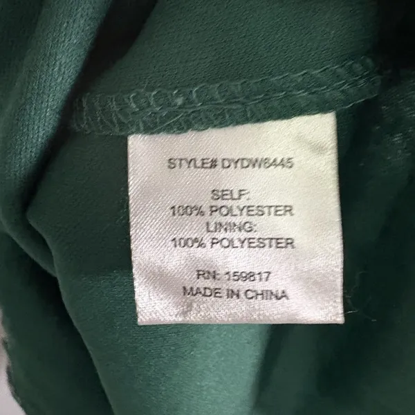 Altar’d State Women’s Green Beaded Mateo Mini Dress Square Neck XXL Homecoming - Image 13