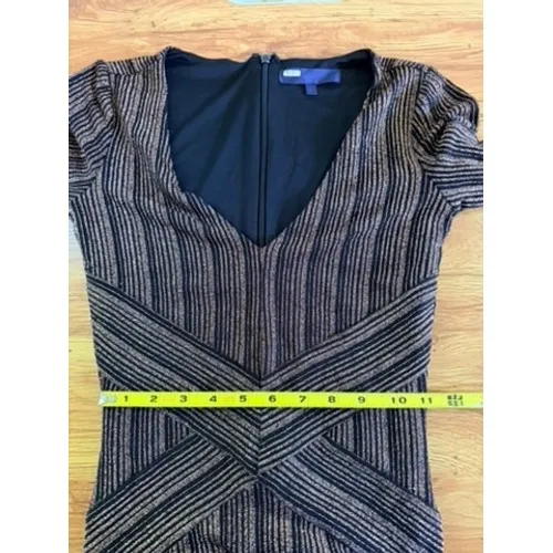 Rachel Rachel Roy Copper Quinn Metallic‎ Bodycon Dress Size Small - Image 9