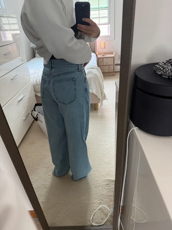 Abercrombie curve love low rise loose jean - Image 3