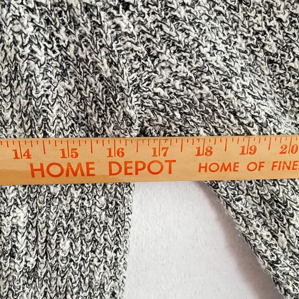 Free People Marled Knit Sweater Women Medium Relaxed Fit Crew‎ Neck Long Sleeve - Image 8