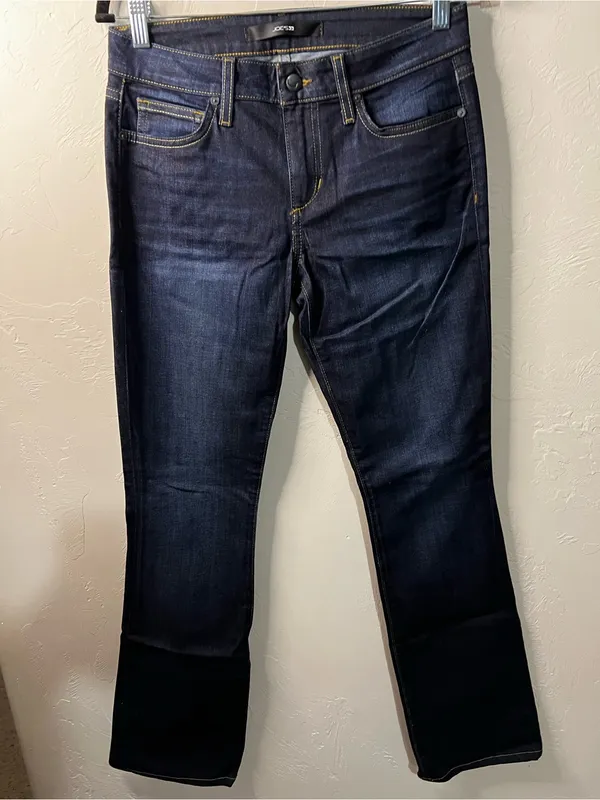 Joe’s Jeans Starlet Slim Mini Bootcut Victoria Wash Dark Denim Jeans - Image 2