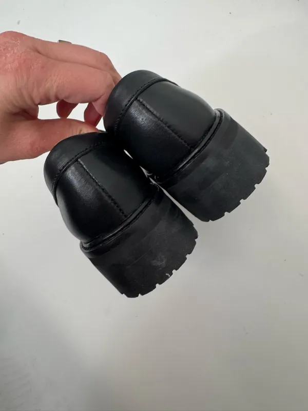 NEW Everlane The Lug Loafer Black Leather Size 6 - Image 8