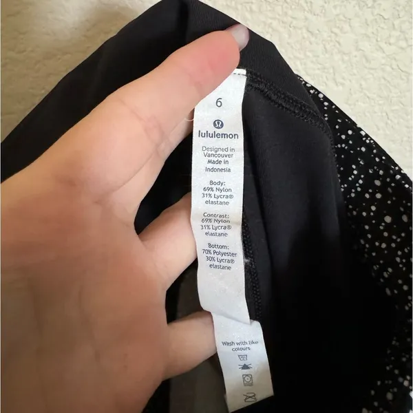 Lululemon Wunder Under Hi-Rise‎ 7/8 Tight in Black White Colorblock - Image 10