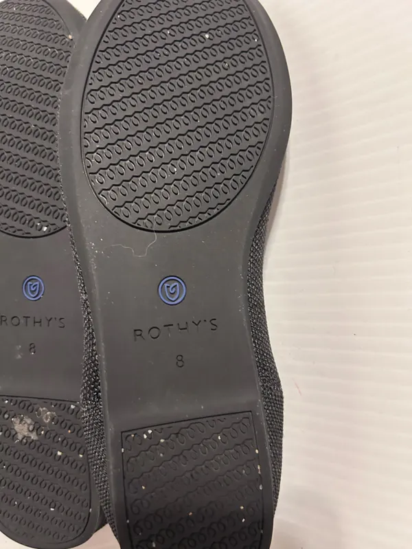 Rothy's Black slip on flat shoe women size 8 - Image 7