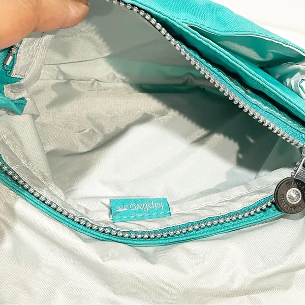 Kipling Teal Green Sabian Crossbody Mini Bag‎ Nylon - Image 2
