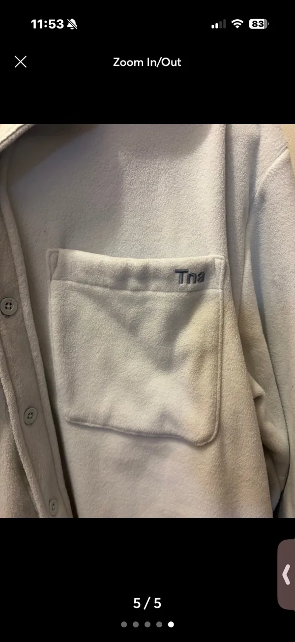Aritzia TNA polar fleece jacket - Image 5