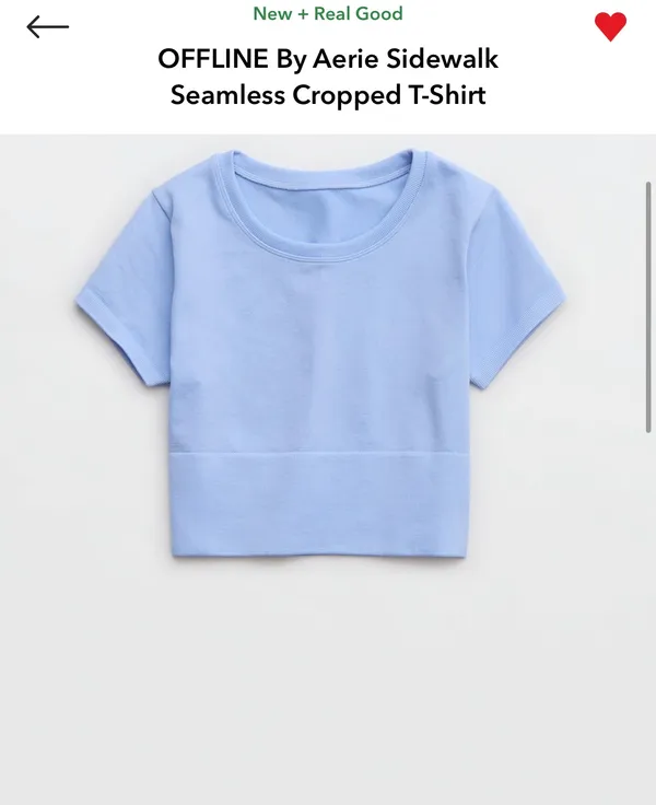 Aerie sidewalk cropped tee - Image 4