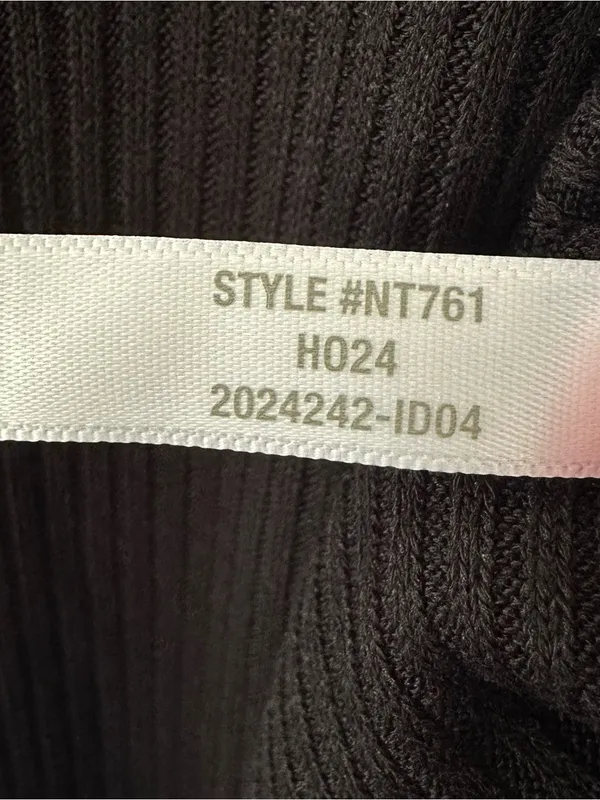 Madewell Ribbed Fitted Crewneck Long-Sleeve Top Size XXL - Image 9