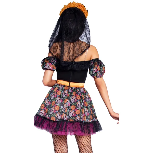 NEW Leg Avenue Marigold Catrina Day of the Dead Costume Size 1X/2X - Image 5