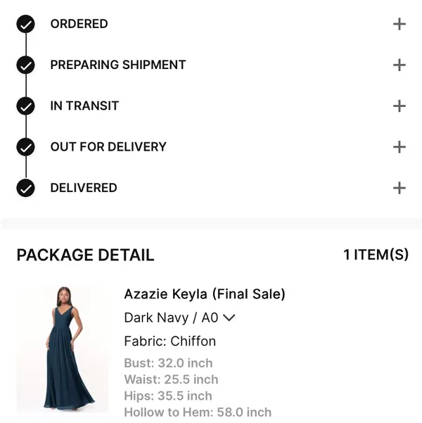 Dress Azazie Bridesmaid - Image 5
