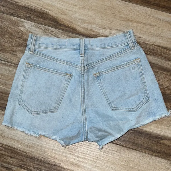 Rag and bone blue denim shorts - Image 5