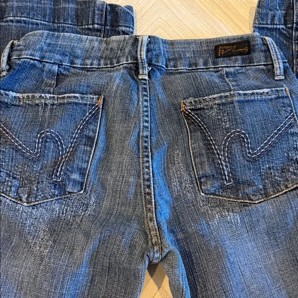Citizens of Humanity Low Waist Full Leg #097 Jeans Size 28 Dark Blue - Image 9