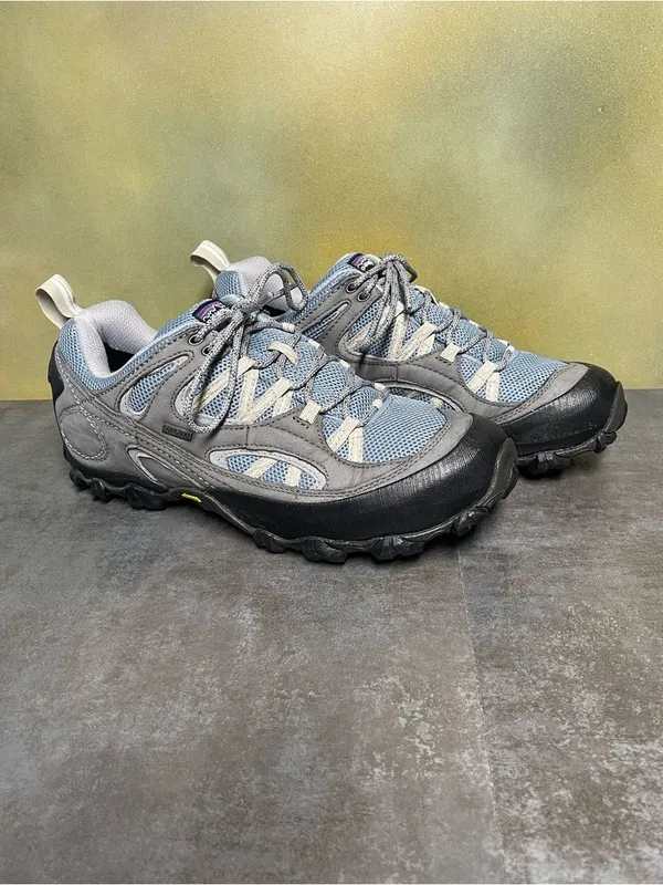 Patagonia Drifter A/C GTX Women's Waterproof Hiking Shoes Gray/Blue Size 11 - Image 3