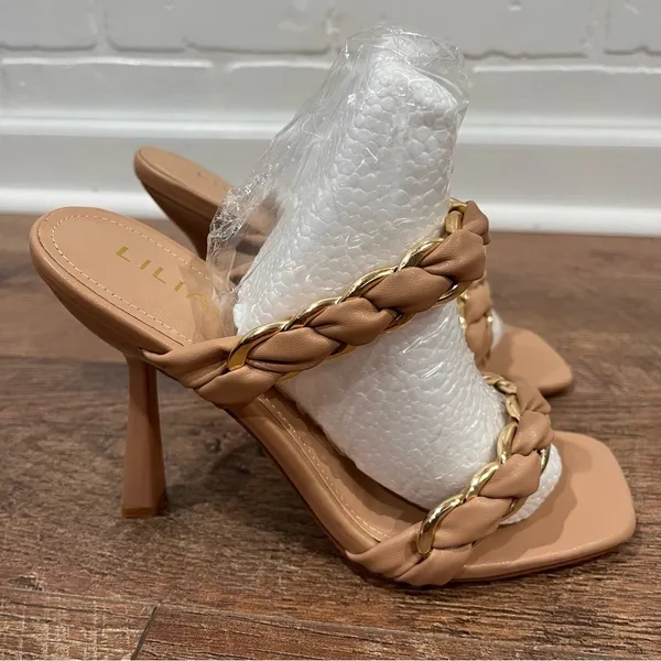 New Liliana Braided Strap Heels 🤎 Tan Size 8 - Image 10