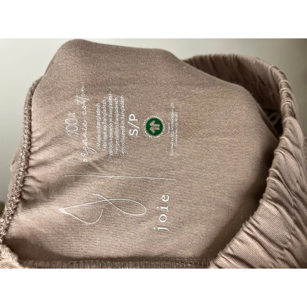 Joie Wide Leg Pants Women S Mauve Excellent Organic Cotton Side Slit Lounge - Image 6
