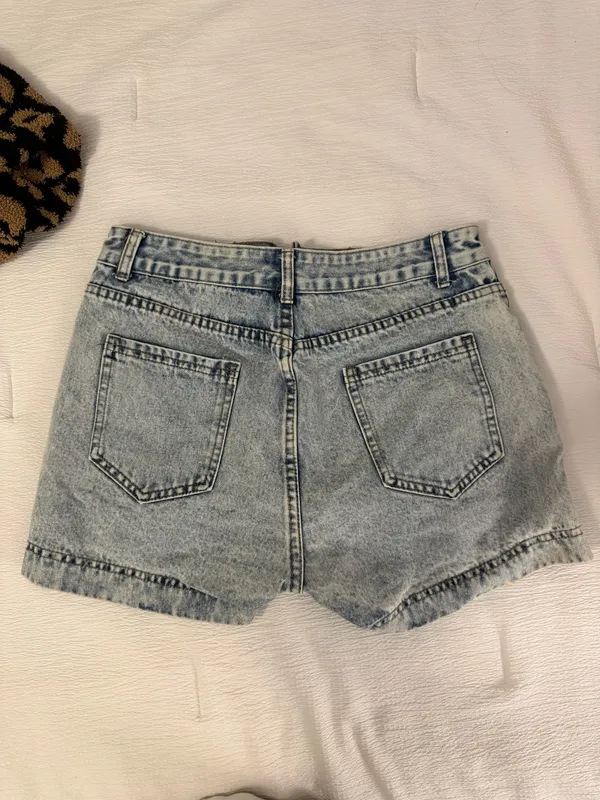 Denim Skirt Blue - Image 2