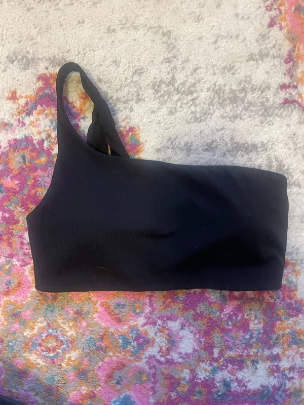 Lululemon Nulu Ribbed Asymmetrical Bra - Image 2