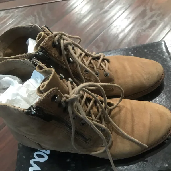 Sam Edelman combat  Leather Boots Size 6 - Image 2