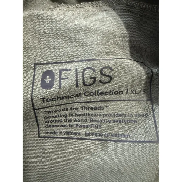 FIGS Tansen Jogger Scrub Pants Olive Green Technical Collection XL‎ - Image 6