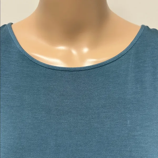 American Eagle Dark Teal Green Long Sleeve Criss Cross Back swing dress size XL - Image 4