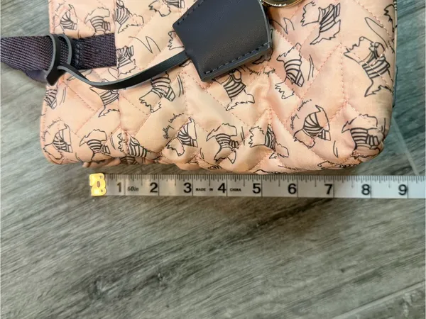 Radley London Designer Purse, Handbag, Pink Signature Dog Quilted Pattern - Image 7