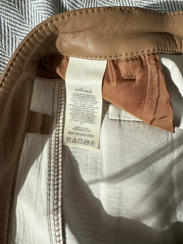 Aritzia Wilfred Melina Leather Pants - Image 5