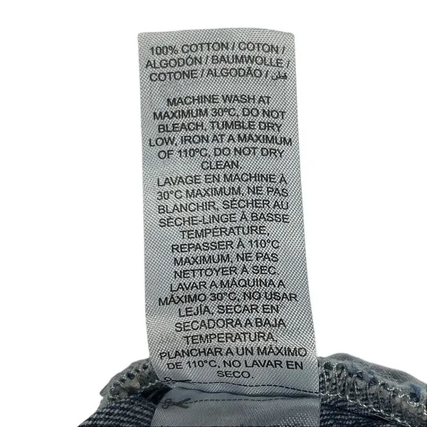 Edikted Wide Leg Denim Jeans Women's Size Medium‎ Blue 100% Cotton EUC - Image 7