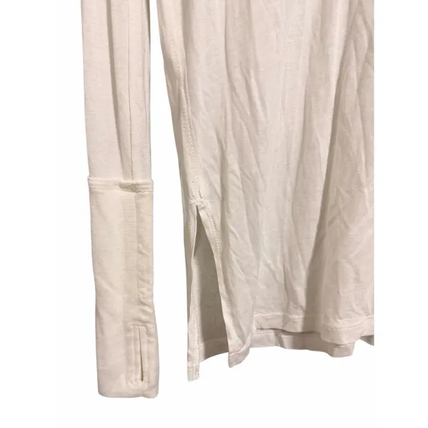 Free People We the Free Fresh & Clean Long Sleeve Top Ivory‎ Women's Size Small - Image 7