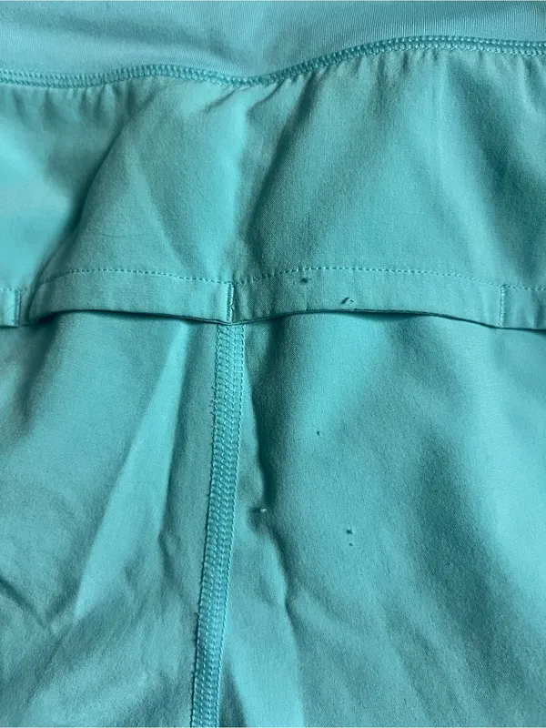 lululemon athletica Light Aqua Blue Athletic Skort Shorts - Image 6