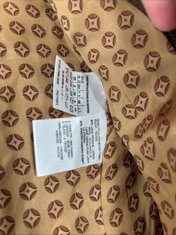 MaxMara wool blazer 6 brown made in italy READ - Image 4