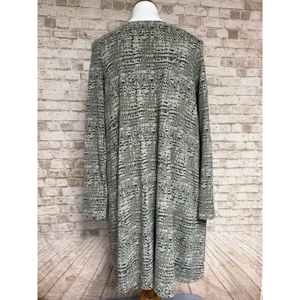 Pact Revive Organic Cotton Swing Dress - Size Large‎ Pockets Green Lagenlook - Image 6