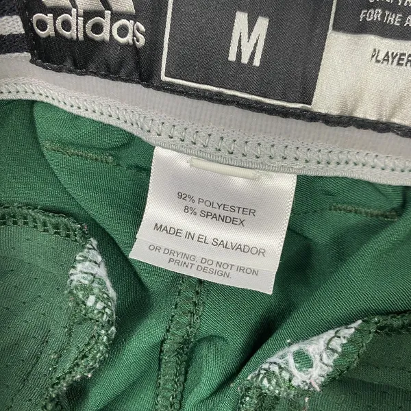Adidas Pants Womens Medium Green‎ Softball Fastpitch Piped Elastic Player Issued - Image 7