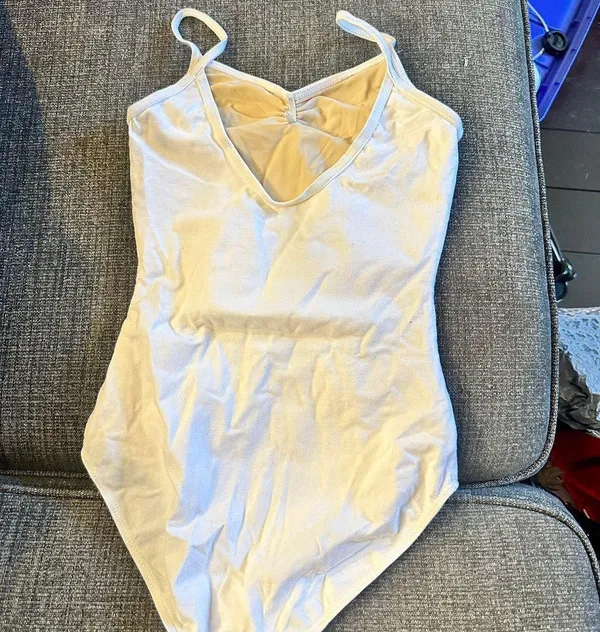 White sansha ballet leotard - Image 2
