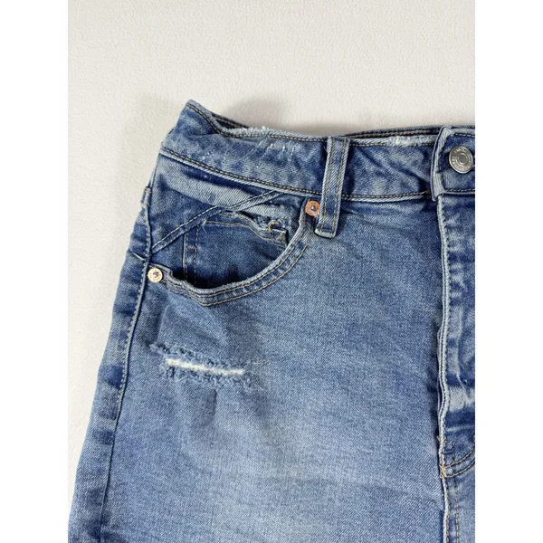Free People We The Free Women’s Size‎ 28 Distressed High Rise Denim Shorts - Image 14