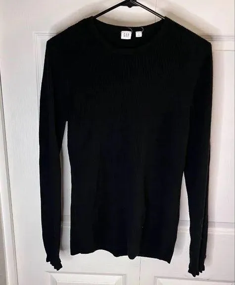 Gap Ribbed Crew Neck Shirt L - Image 2