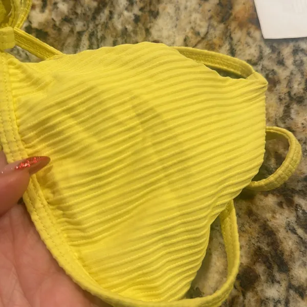 Monday swimwear bikini top Yellow - Image 4