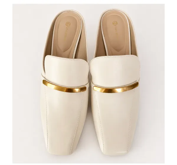 Giani Bernini Ivory slip on mules  - Image 6