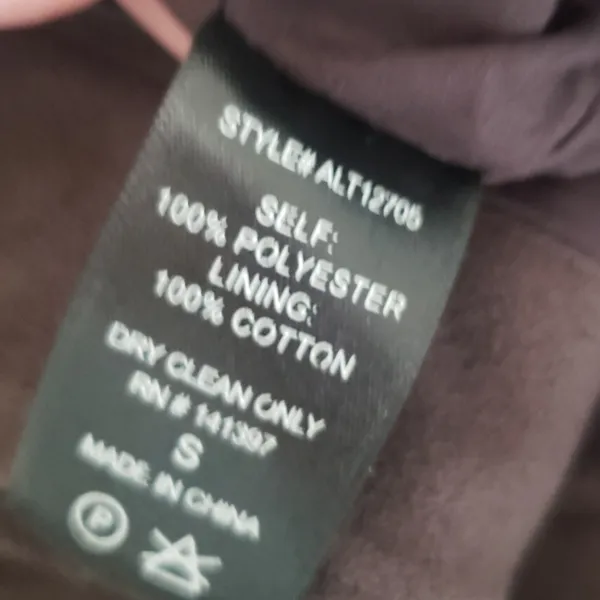Astr the Label faux suede belted brown moto vest vegan - Image 3