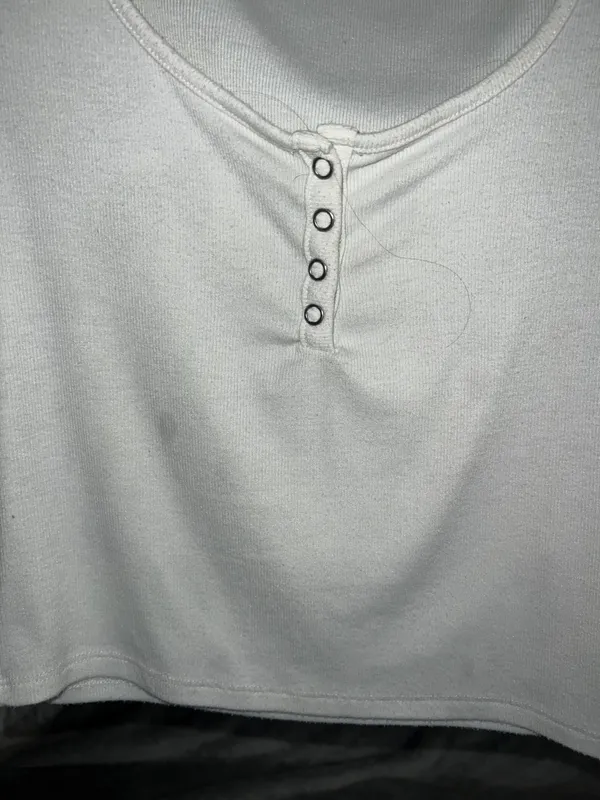 White Button Top - Image 2