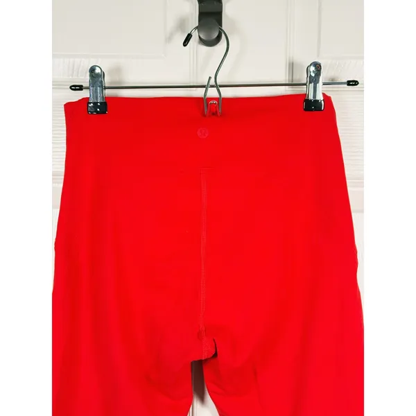 Lululemon InStill High Rise Leggings 25" Size 6 Red Yoga Pilates Athletic Gym - Image 6
